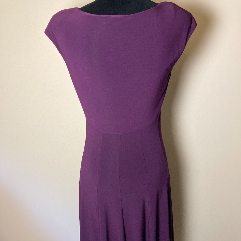 Ralph Lauren Dress, burgundy, size 6 - Picture 4 of 9
